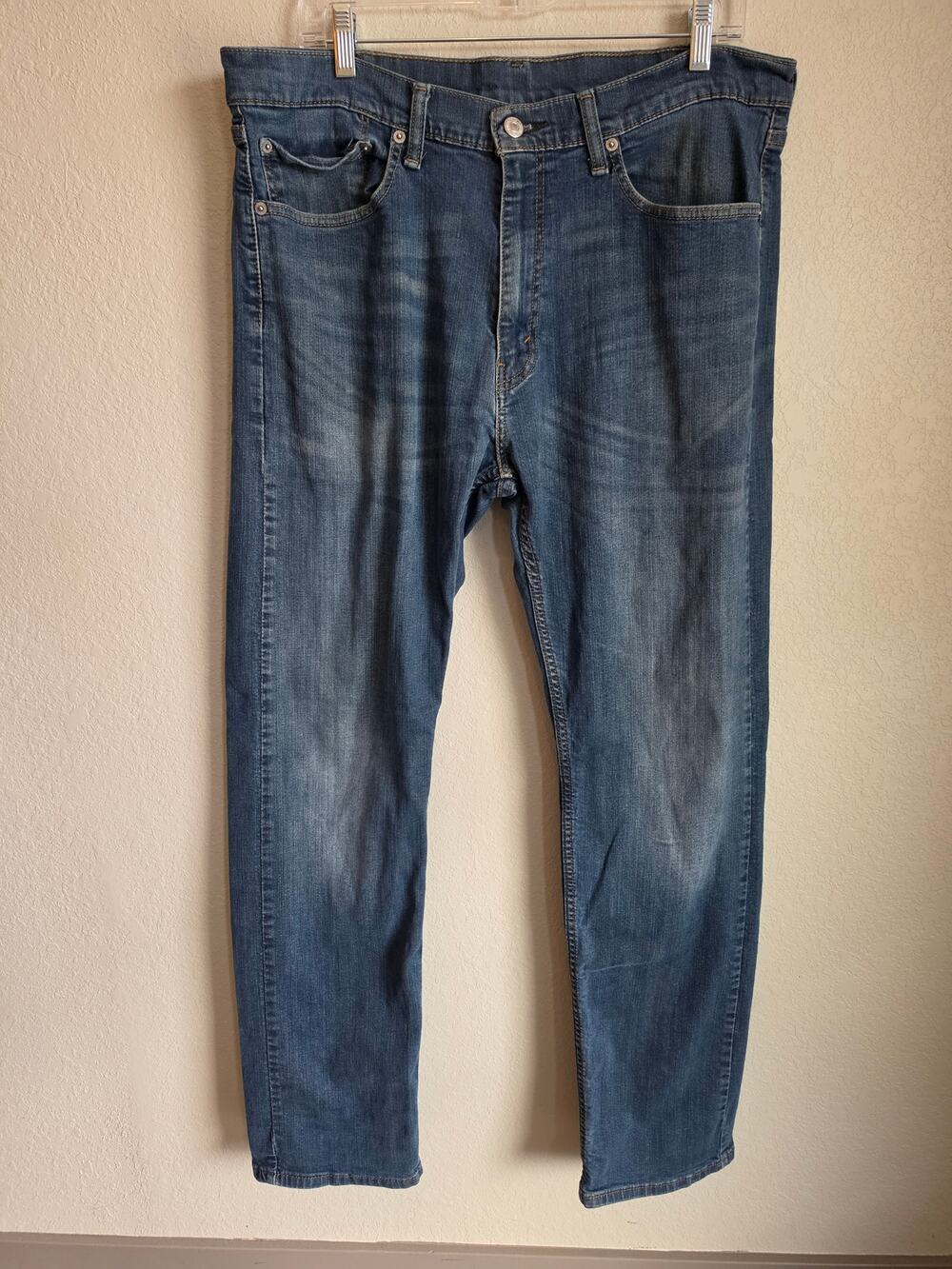 MENS LEVIS 505 STRAIGHT LEG JEANS SIZE 36 X 34 EXCELLENT